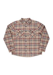 RVCA Hughes Flannel Shirt bombay brown Heren M
