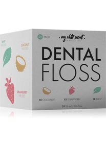 My White Secret Dental Floss dental floss Coconut, Mint, Strawberry 3 pc