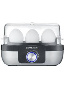 Severin - ek 3163 Cuiseur à oeufs sans bpa, avec verre doseur, avec pique-œuf acier inoxydable, noir