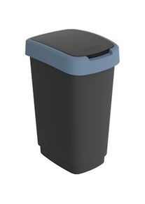 Rotho Balde do lixo giratório 25L TWIST azul horizonte