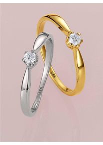 Damen Ring in Weißgold 375 ,Größe 16, WITT,