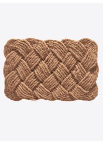 HEINE HOME unisex Voetmat in naturel ,maat 72 x 49 cm, Witt, 100% Kokos