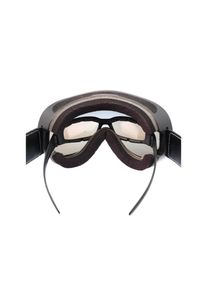 PiWear Arizona SM Retro Brille mit Brillenband getönt (schwarz/schwarz)