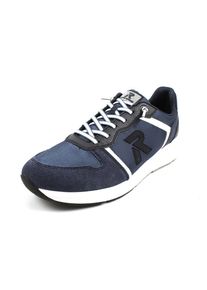 Rieker Heren Sneakers laag blauw / nachtblauw / wit 42