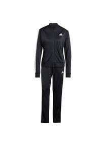 adidas Sportswear Dames Trainingspak 'Essentials' zwart / wit 4XS