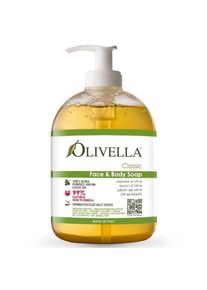 OLIVELLA - SAPONE LIQUIDO VISO & CORPO A BASE DI OLIO D'OLIVA - CLASSIC Sapone mani 500 ml unisex