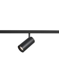 SLV NUMINOS S 48V Spot für Niedervolt-Schienensystem, 4000K, 16W, DALI dimmbar, 20°, schwarz/schwarz (1006741)
