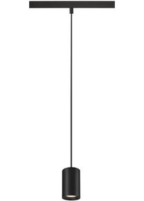 SLV NUMINOS XS 48V Pendelleuchte für Niedervolt-Schienensystem, 4000K, 8.7W, DALI dimmbar, 40°, schwarz/schwarz (1006798)