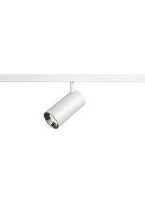 SLV NUMINOS S 48V Spot für Niedervolt-Schienensystem, 4000K, 16W, DALI dimmbar, 55°, weiß/chrom (1006758)