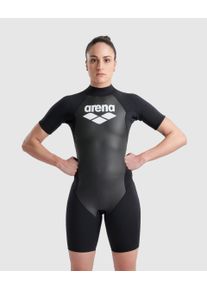 arena Wetsuit - Women - black/white - Size: S - Women's arena Aquaventure Shorty Wetsuit
