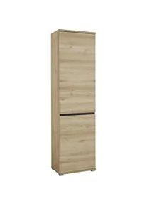 Germania Carryhome Garderobenschrank , Anthrazit, Buchefarben , Holzwerkstoff , Buche , 5 Fächer , 54x200x40 cm , Holzmöbel, Garderobe Holz, Garderobenschränke Holz