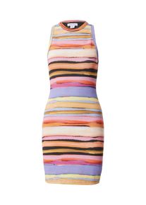 Warehouse Dames Jurk lichtgeel / lila / oranje / zwart 34