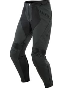 Dainese Pony 3, leather pants perforated , color: Matt-Black , size: 48