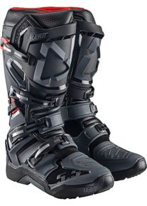 Leatt 5.5 FlexLock Enduro Graphene, bottes , couleur: Noir/Gris/Blanc , taille: 7 US