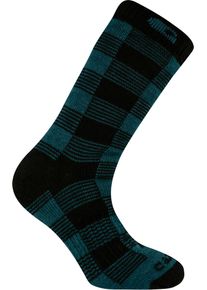 Carhartt Plaid Crew, socks , color: Green/Black , size: One Size (L)