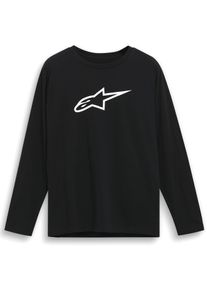 Alpinestars Backhand CSF, t-shirt long sleeve , color: Black/White , size: XXL