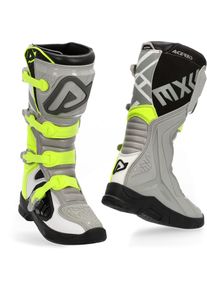 Acerbis X-Team, boots , color: Grey/Neon-Yellow , size: 43 EU