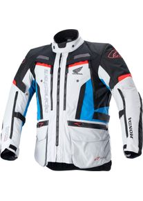 Alpinestars Bogot&aacute; Pro Honda, veste textile Drystar , couleur: Gris Clair/Bleu/Rouge Clair , taille: S