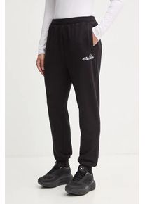 Ellesse pantaloni de trening MAJANA culoarea negru, cu imprimeu, SGP16457