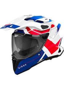 Airoh Commander 2 Reveal, adventure helmet , color: White/Blue/Red , size: S