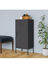 Furniture Limited - Armoire de rangement Anthracite 42,5x35x101,5