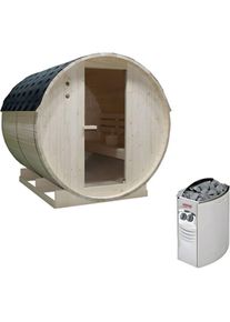 Sauna d'extérieur 6 places avec poêle 8KW - L185 x P220 x H190 cm - isokyro