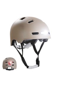 Crazy Safety - Matt Sand Urban Bicycle and Skater Helmet - Sand - L (57-61cm)