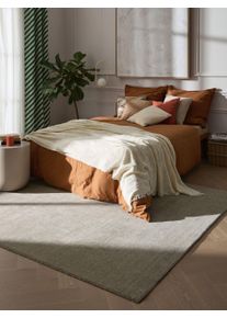 benuta Pure Tapis en laine Vera Gris clair 120x170 cm - Tapis en fibres naturelles