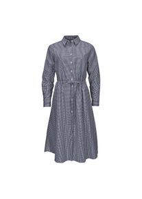 Robe en seersucker et carreaux Vichy ROSSANA DIVA, 36 - Bleu/Blanc, Baumwolle