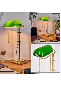 hofstein Ragaz Lampe de banquier, Lampe de bureau, Lampe à poser Laiton, 1 lumière