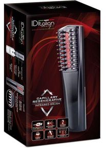 Italian Design Brosse régénératrice pour cheveux | noir/gris