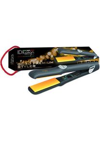 Italian Design Gold Premium Styler Haarglätter | gold/schwarz