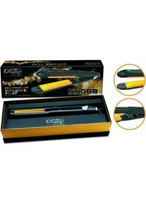 Italian Design Gold Styler Volume Flat Hair straightener | gold/black