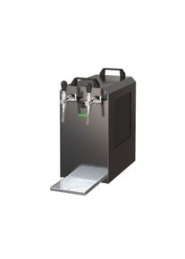 ich-zapfe Complete set - Biertap - STREAM 80 bierkist, doorstroomkoeler 2-lijns droge koeler
