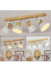 hofstein Orny Plafondlamp Natuurlijke kleuren, Wit, 4-lichts