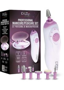 Italian Design Professional Manicure/pedicure set | white/pink