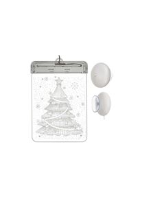 Malatec - Vitrail led 3D - Sapin de Noël