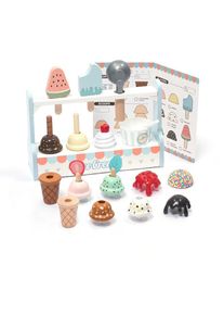 UMU Toys Ice cream set attività giocattolo in legno 3y+ 1 pz