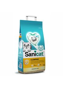 10L Litière agglomérante Sanicat sans parfum - pour chat