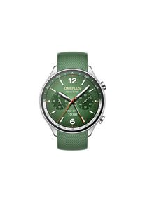 Smartwatch OnePlus Watch 2R, Ecran AMOLED 1.43inch, Procesor Snapdragon W5 Gen 1, 2GB RAM, 32GB Flash, Wi-Fi, Bluetooth, GPS, NFC (Verde)