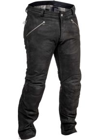 Halvarssons Sandtorp, spodnie skórzane , kolor: czarny , rozmiar: 52