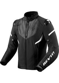 Revit Hyperspeed 2 H2O, veste textile imperméable , couleur: Noir/Blanc , taille: XXL