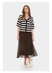 Saint Tropez Vest zwart/zandkleurig - 58% | Maat: S |