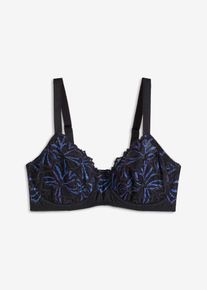 Soutien-gorge minimiseur à fil lurex multicolore - noir - taille 110C - bonprix