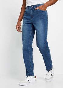 Classic Fit Power-Stretch-jeans med T-400 med komfortsnitt Tapered, blå, størrelse 56, bonprix