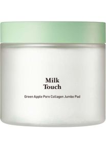 Milk Touch Schoonmaakdoekjes Green Apple Pore Collagen Jumbo Pad Make-Up remover Dames 130 ml
