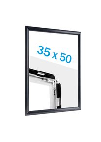 Cadre clic-clac, aluminium, B3 25 mm, noir