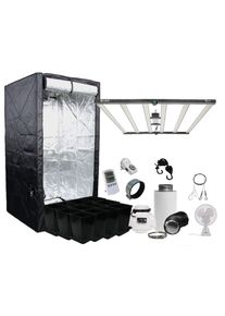 Secret Jardin 150x150x200 cm Growbox Set LED LUMii XLED 680W