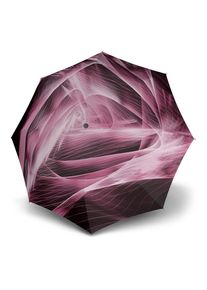 Knirps Heren Paraplu 'T.200' neonroze / zwart One Size