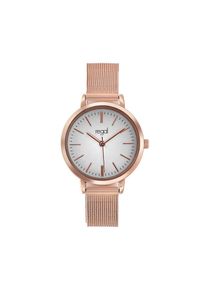 Lucardi Dames Analoog horloge rose-goud / zwart / offwhite Onesize